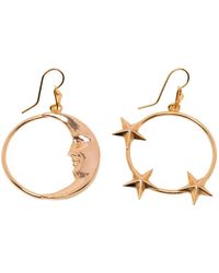 BLAKLACE - Star Circle Earrings - Lyst