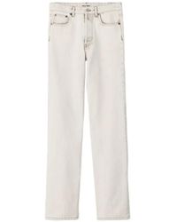 Miu Miu - Jean Droit À Taille Mi-Haute - Lyst
