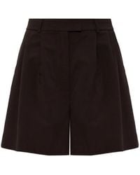 Lacoste - Pleated-Design Tailored Shorts - Lyst