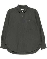 Lacoste - Logo Flannel Blouses - Lyst