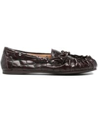 P.A.R.O.S.H. - Mocasines con efecto de piel de cocodrilo - Lyst