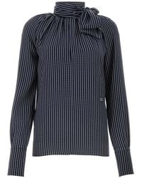 Givenchy - Shirt With Pots With Bow - Lyst