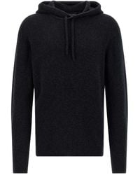 Roberto Collina - Knitted Hoodie - Lyst