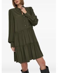 IVY & OAK - Tiered Balloon-Sleeve Dress - Lyst