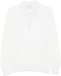D4.0 - Fine-Ribbed Polo Shirt - Lyst