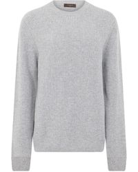 Slowear - Ribbed-Knit Crew-Neck Sweater - Lyst