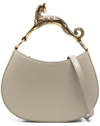Lanvin - Cat Leather Tote Bag - Lyst