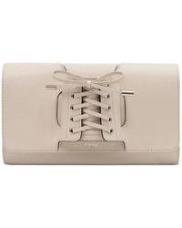 PERRIN Paris - La Corsette Lace-Up Clutch Bag - Lyst