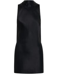 Nicholas - Abito Lita Midi Con Scollo All'Americana - Lyst