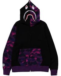 A Bathing Ape - Shark Color Camo Hoodie - Lyst