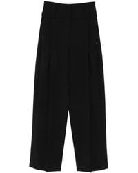 Sportmax - Pantalon Ample À Design Plissé - Lyst