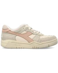 Diadora - B.560 Distressed Leather Sneakers - Lyst