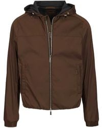 Moorer - Veste Zippée Albori-Tj À Capuche - Lyst