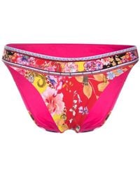 CAMILLA - Floral-Print Bikini Bottoms - Lyst