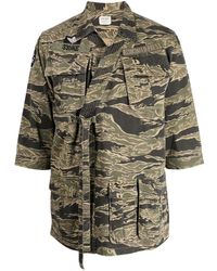 Maharishi - Camouflage Belted Shirt Jacket - Lyst