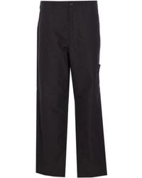 Stone Island - Panama Patch-Pocket Cargo Pants - Lyst