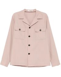 Tagliatore - Camp-Collar Shirt - Lyst