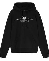 Versace - Logo-Print Hoodie - Lyst