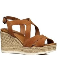 Geox - Crossover Wedge Espadrilles - Lyst