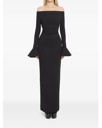 Solace London - Anica Maxi-Jurk Met Flared Cuffs - Lyst