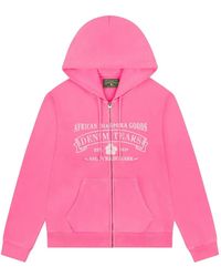 DENIM TEARS - Adg Zip-Up Hoodie - Lyst