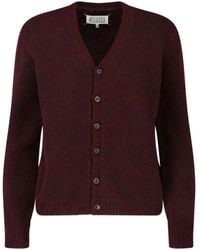 Maison Margiela - Wool Blend Cardigan - Lyst
