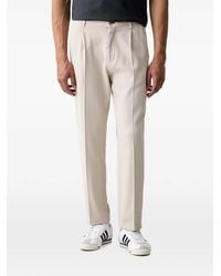 Joop! - Pressed-Crease Elasticated-Waistband Trousers - Lyst