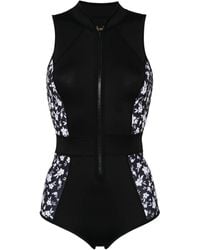 Duskii - Bañador Tank Spring con estampado floral - Lyst