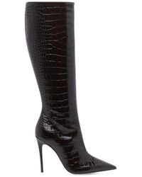Paris Texas - Bottes Vera À Effet Peau De Crocodile Et Talon Aiguille - Lyst