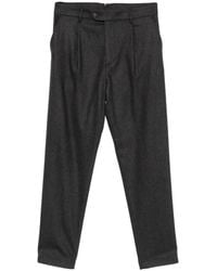 Eleventy - Pleated Wool Trousers - Lyst