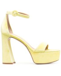 Gianvito Rossi - 70Mm Holly Chenille Sandals - Lyst