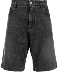 Dolce & Gabbana - Jeans-Shorts mit Stone-Wash-Effekt - Lyst