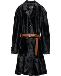 Prada - Mantel Aus Leder - Lyst