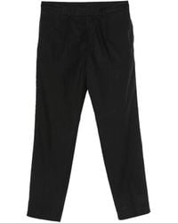Emporio Armani - Straight-Leg Pleated Trousers - Lyst