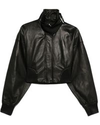 Sportmax - Leather Jacket - Lyst