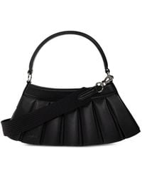 Lacoste - Lenglen Pleated Sheepskin Tote Bag - Lyst