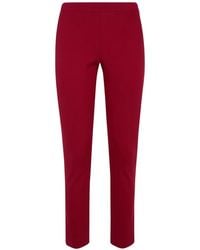 Liviana Conti - Elasticated-Waistband Slim-Fit Trousers - Lyst