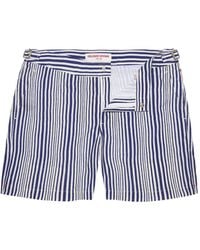 Orlebar Brown - Mid-Length Shore Stripe Swim Shorts - Lyst