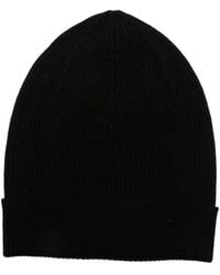 Rick Owens - Ribbed-Knit Beanie Hat - Lyst
