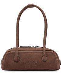 Marge Sherwood - Logo-Debossed Nubuck Shoulder Bag - Lyst