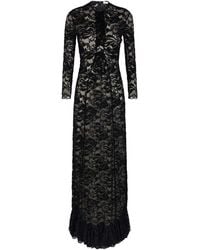 Rabanne - Lace Maxi Dress - Lyst