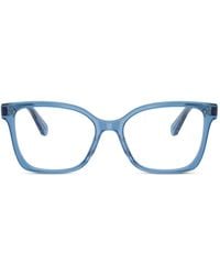 Swarovski - Brille Mit Eckigem Gestell - Lyst
