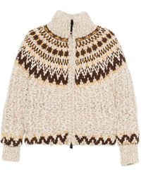 Moncler - "girose" Donsjack Van Scheerwol - Lyst