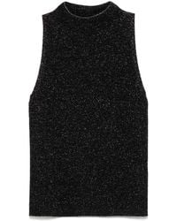 Vince - Mock-Neck Top - Lyst