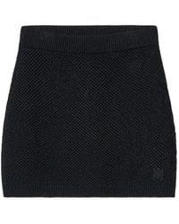 Amiri - Floral Crochet Mini Skirt - Lyst