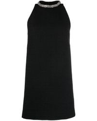 Sandro - Kleid Mit Schmuckkragen - Lyst