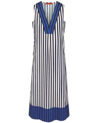 Simon Miller - Mar Striped Poplin Midi Dress - Lyst