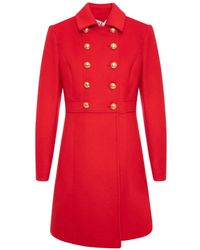 Fracomina - Double-Breasted Coat - Lyst