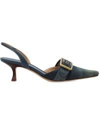 COACH - Buckle-Detail Heeled Pumps - Lyst
