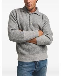 CESAR CASIER - Alfie Polo-Collar Sweater - Lyst